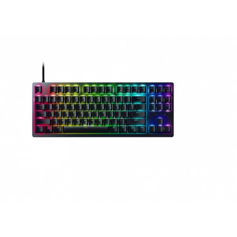 Razer Huntsman V2 TKL Optyczna klawiatura do gier RGB LED, ukłąd klawiszy - RU, przewodowa, czarna, Clicky Purple Switch - 3
